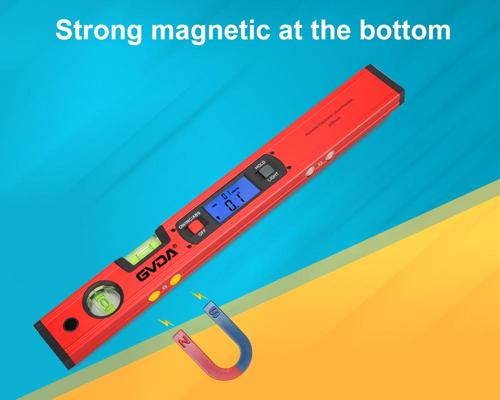 Digital Spirit level Bubble Magnetic Electric Level 360 degree Angle Finder Protractor Inclinometer Horizontal Scale Ruler