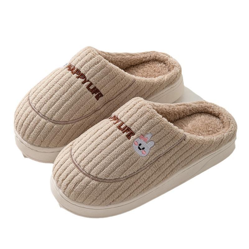 Cotton slippers autumn and winter thickened indoor home non-slip warm home home confinement slippers women