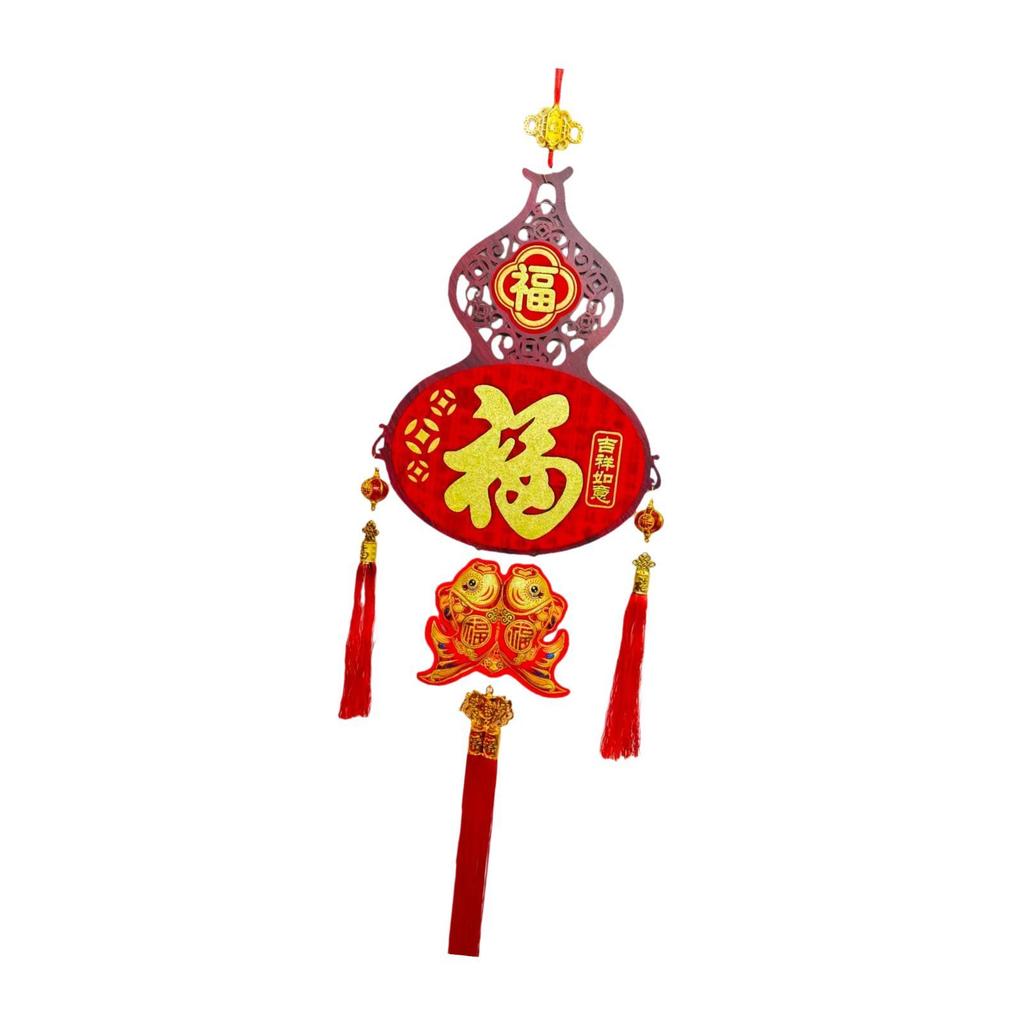Chinese New Year Decoration Lightweight with Tassels Traditional Pendant Spring Festival Party Decor for Home Door Decoration