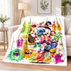 My Singing Monsters Flannel Throw Blanket Soft Warm Cozy For Sofa Bed Indoor Home Bedroom Use