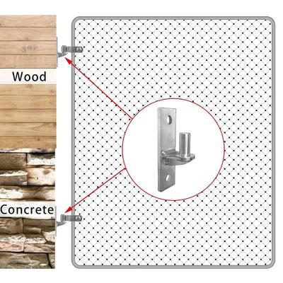 Satz von 2 Wandmontage-Torscharnieren Konstruktion für Außenzauntür Tragbares, robustes Design mit 5/8-Zoll-Scharnierstift