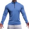 New Stand-up Collar Half Zipper Sweatshirt Sports Men's Long-sleeved Casual Slim Outdoor Sweatshirt Men