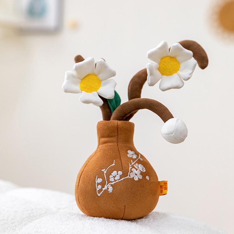 30Cm Artificial Flower Plush Toy Cute Green Plants Bloom Cactus Sunflower Rose Soft Dolls Kawaii Home Decoration Xmas Gift