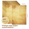 50 Sheets Vintage A4 Copy Paper Double-Sided Letter Writing Paper DIY Journal Decor Material Stationery