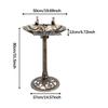 Base per Fontana per Uccelli da Giardino Fontana per Uccelli Ornamento Multifunzionale Stante Espressioni del Cortile