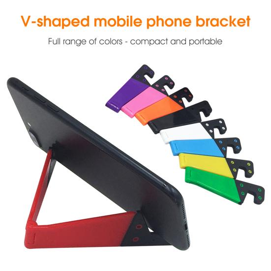Phone Holder Creative V-shaped Tablet Phone Folding Universal Stand for Home
