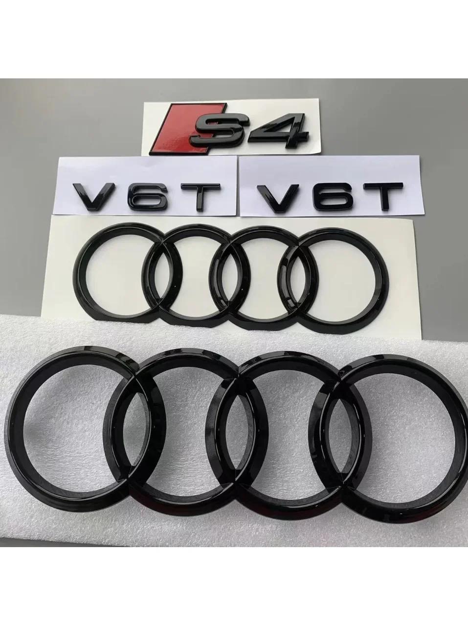 AUDI S4 4 Gredzenu logotips ABS