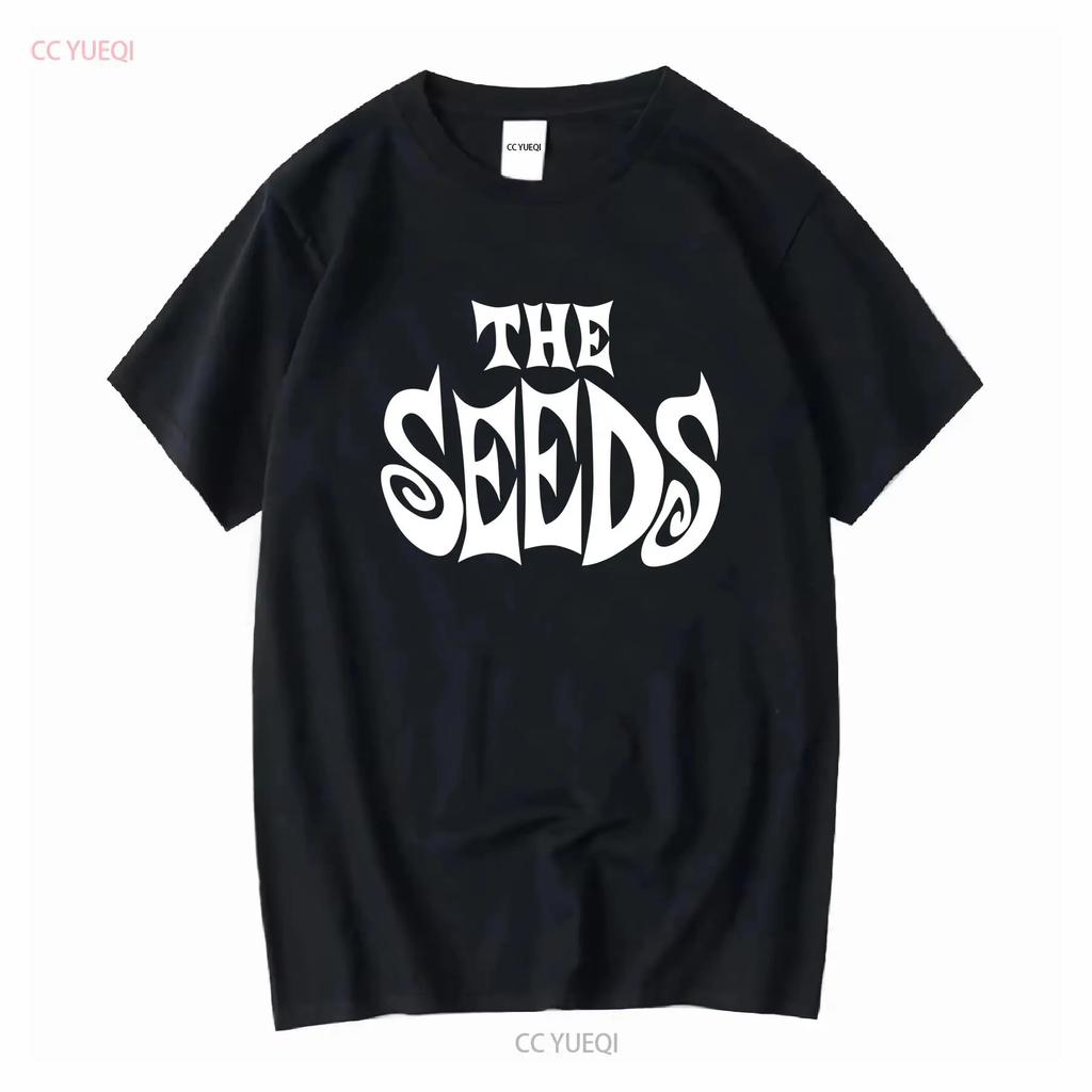 T Shirt THE SEEDS Garage Punk 60s Sixties Rock Psych Sky Saxon Long or Short Sleeves Vintage Washed Stylish Casual Versatile