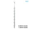 Crystal Glass Anal Massager Beads Inserted Plug BDSM Erotic Pull Beads Vaginal Balls Butt Plug Toys for Sensual Exploration