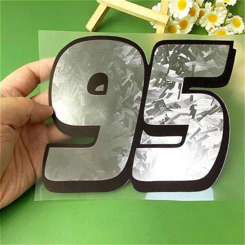 Racing Number 95 Motorcycle Stickers for Motorbike Fuel Tank Front Fairing DIY Helmet Box Waterproof Vinyl Decals Scooter Decors