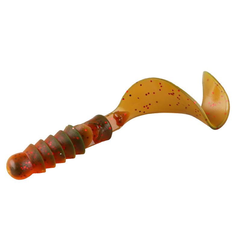 Big Wave Lockenschwanz Weichköder für Barsch und Mandarinfisch