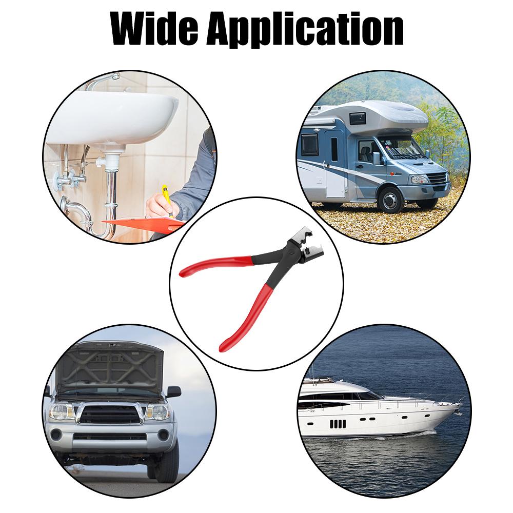 Hand-held Tools Car Repair Hand Tool Vise Collar Hose Clip Clamp Pliers Water Pipe Clamp Car Hose Oil Hose Crimping Plier