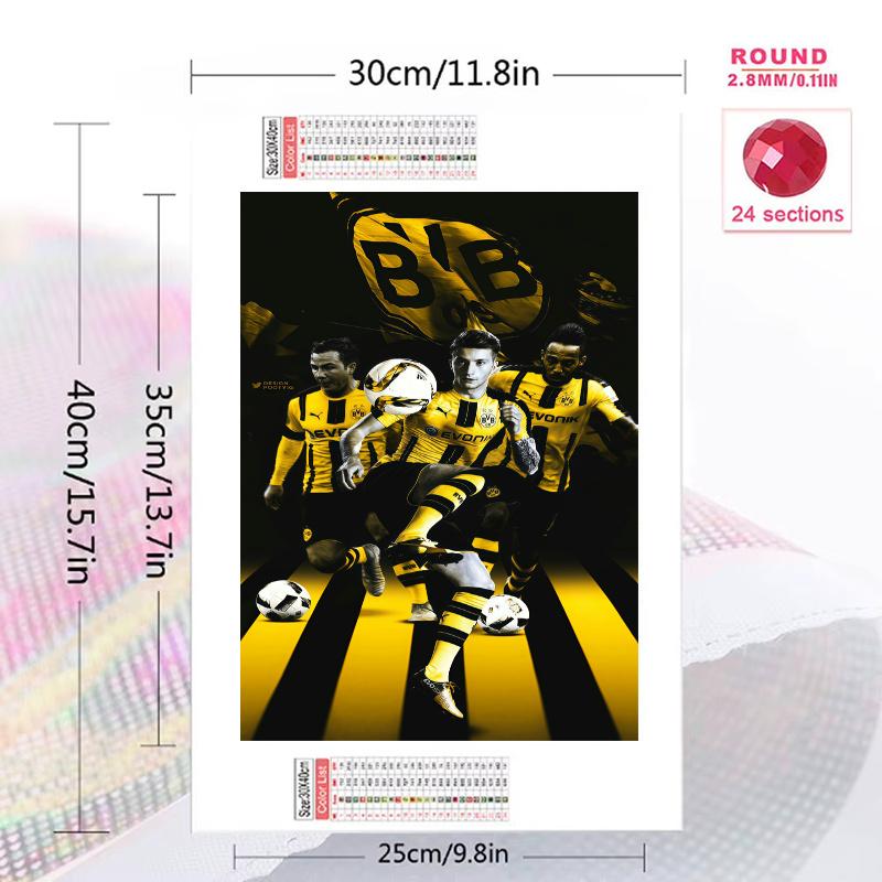 BVB 100% Round Full Drill 5D DIY Diamond Painting Embroidery Cross Stitch Rhinestone Décor