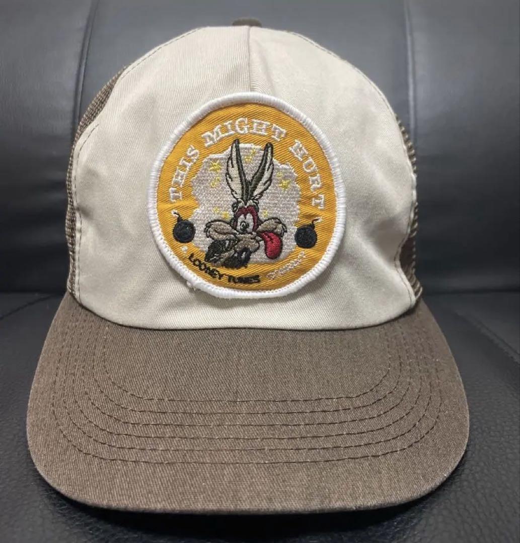 

[USED] Rare Roadrunner Back Drop Mesh Cap, Made in USA