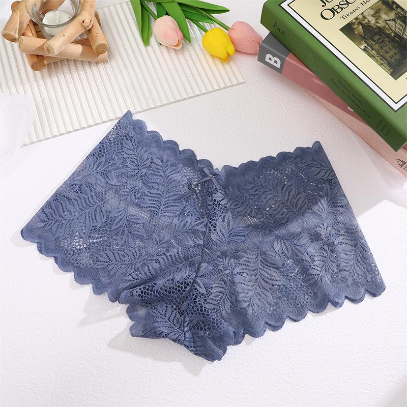 1Pc Lace Underwear Sexy Women Panties Low Waist Hollow Out Ladies Briefs Transparent Female Underpants Womens Lingerie S-XL