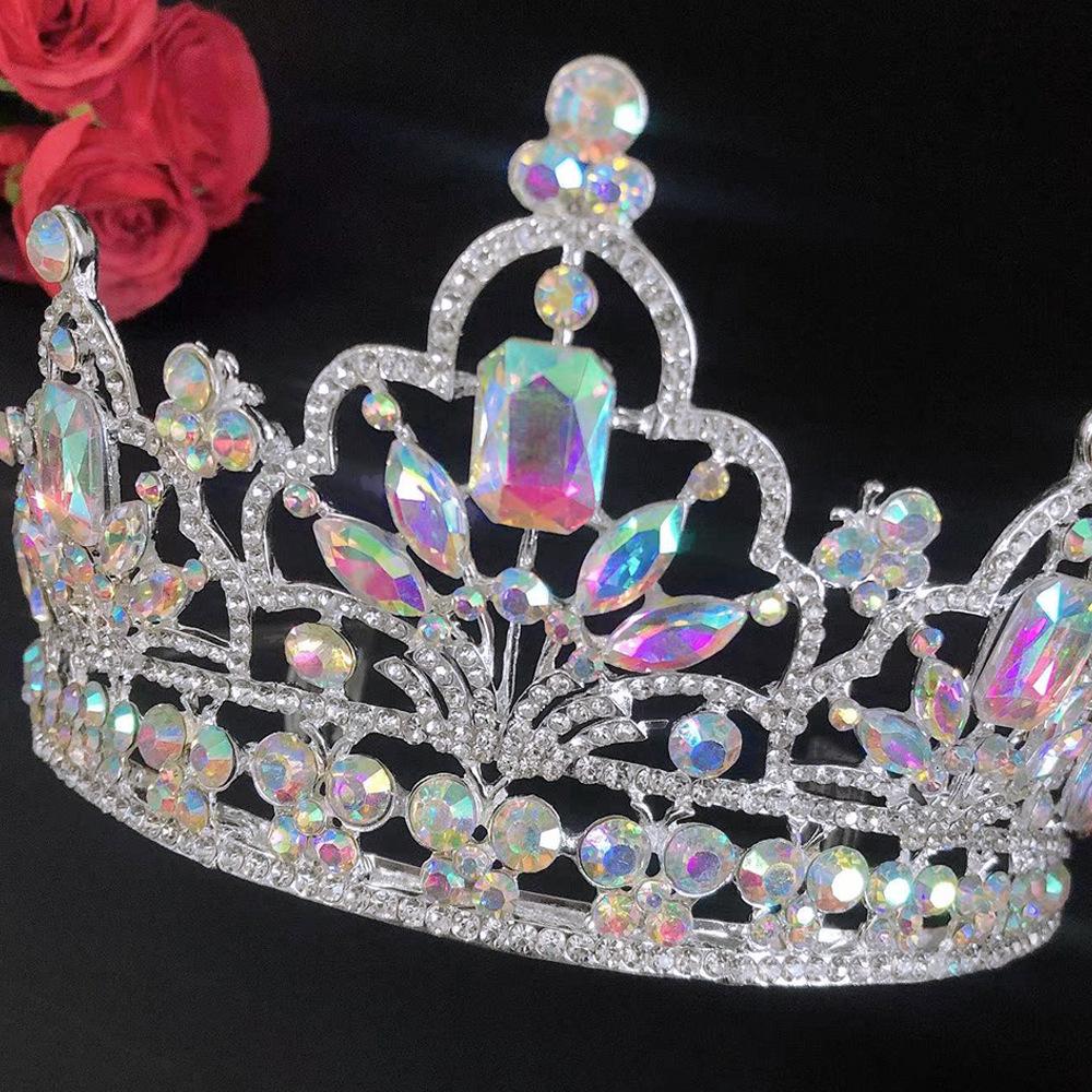 Bridal Crown Rhinestone Crystal Tiara Princess Birthday Crown Bridal Wedding Hair Accessories Wedding Dress Accessories