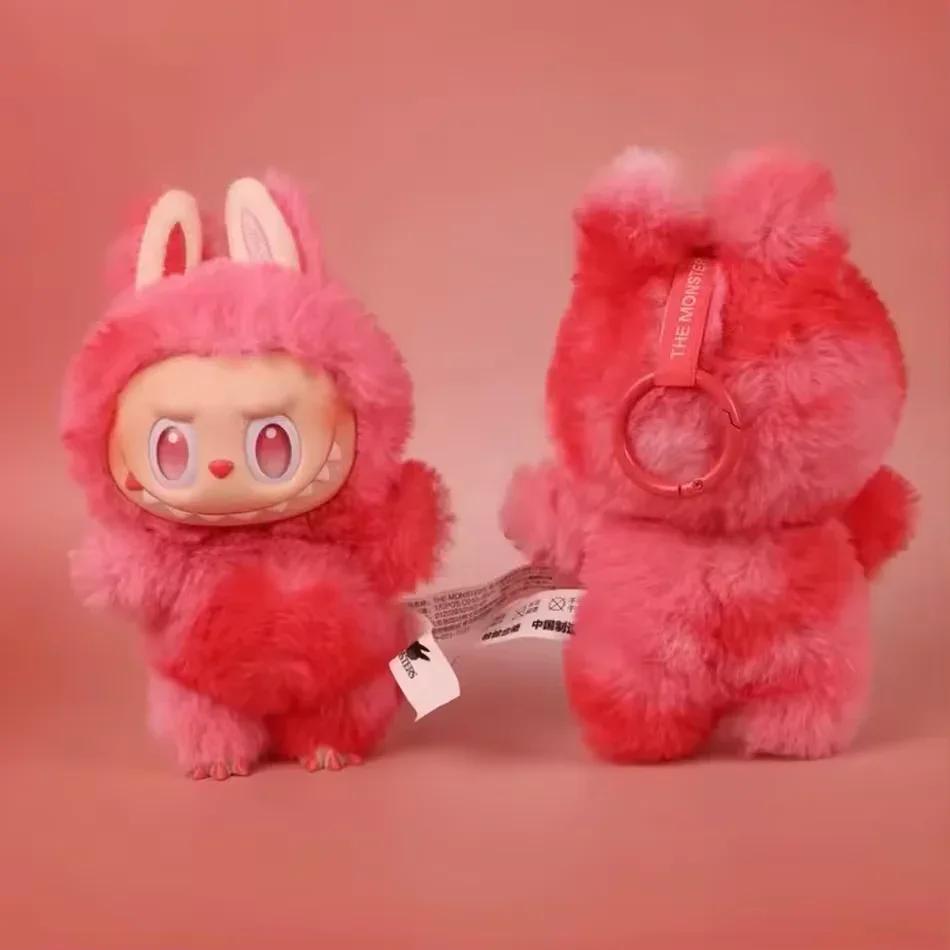 Peněženky na mince a klíčenky / Klíčenky Anime Figurka Labubu Vinylový Přívěsek Panenka Model Hračka Roztomilá Příšerka Klíčenka Hračky Narozeninové Dárky