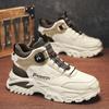 Men S High Top Thick Sole Casual Sneakers Autumn Winter Rotating Buckle