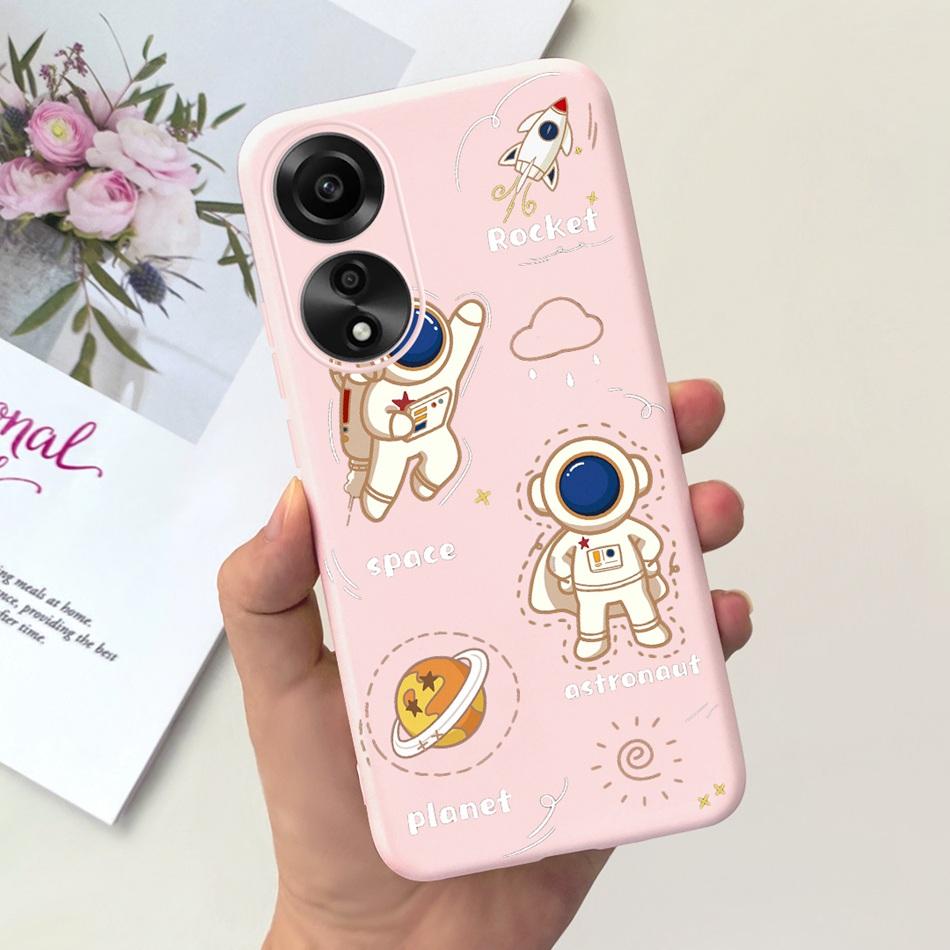 For OPPO A78 Case Oppo A78 4G CPH2565 Cute Fashion Candy Color Soft Silicone TPU Phone Back Cover For OppoA78 A 78 4G 2023