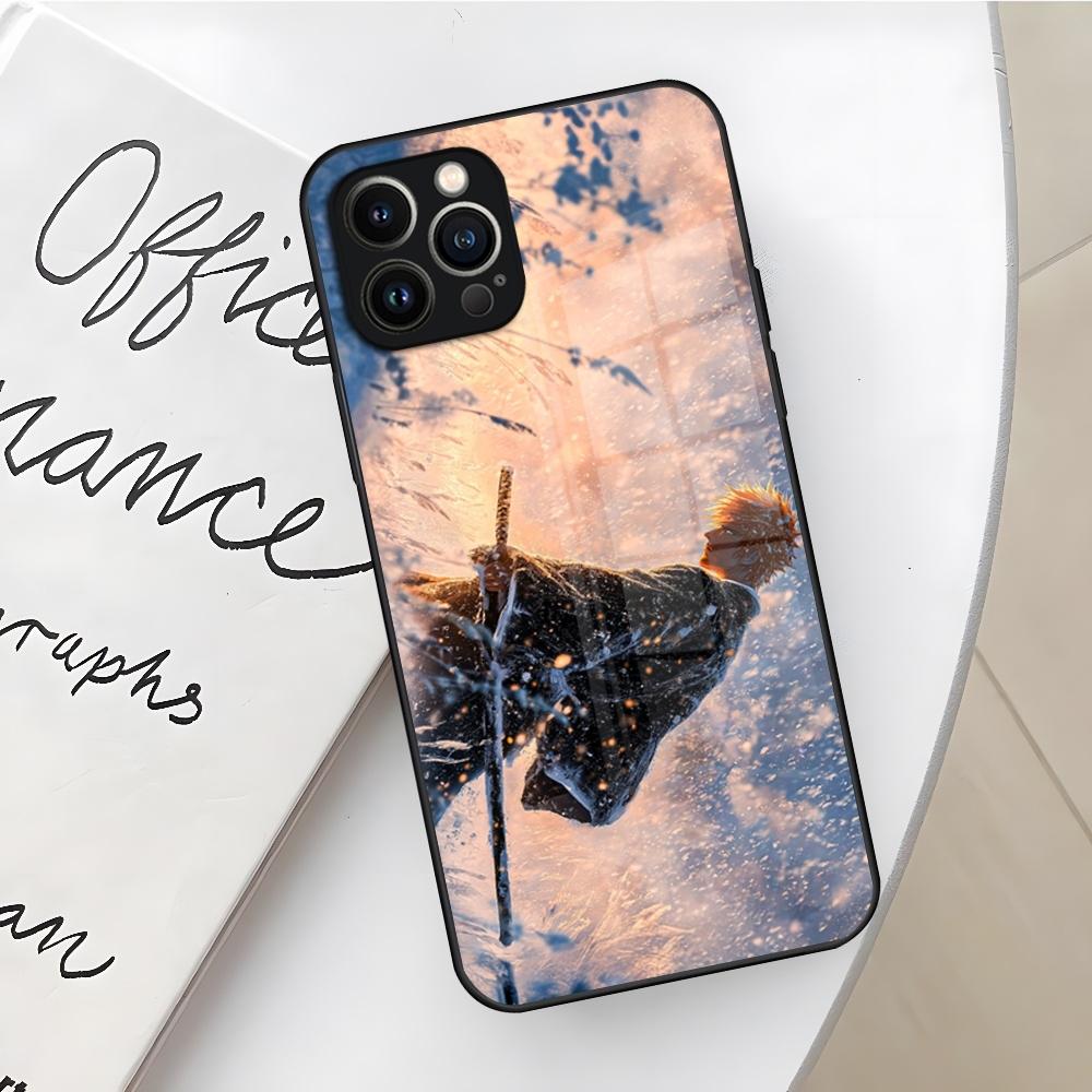 Bleach Kurosaki Ichigo Phone Case for Iphone 17 16 Air 15 14 12 11 13 Pro Max Mini X Xr Xs Se Puls Glass Cover