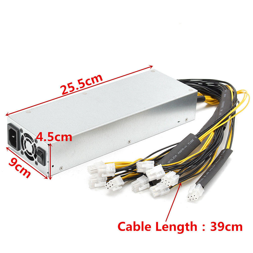Apw3 L3+ Psu Buy 1600W APW3 Mining Power Supply Fits For Antminer Miner S9  S7