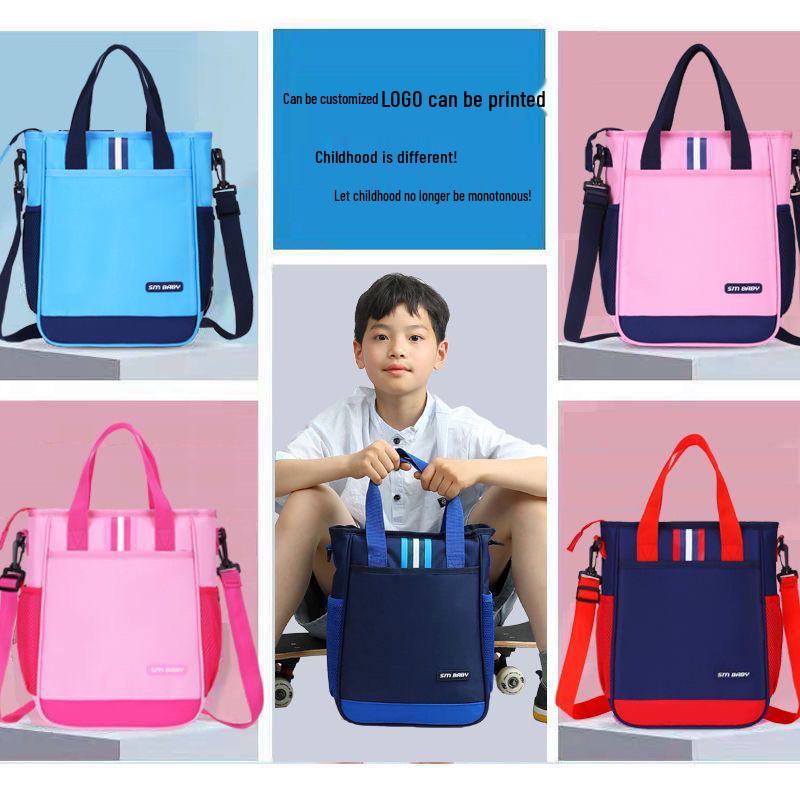 Large Capacity Tote Bag for Students – Hand-held and Crossbody Options for Elementary and Junior High Use