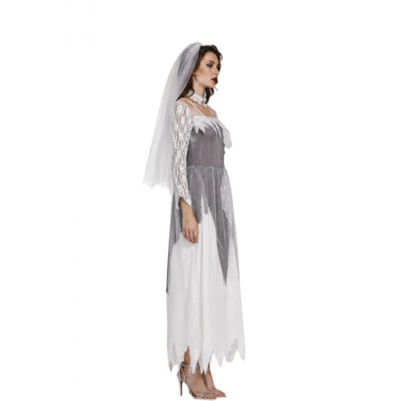 Halloween nouveau costume cosplay mariée fantôme horreur costume de jeu costume de scène bar vampire diable costume de spectacle