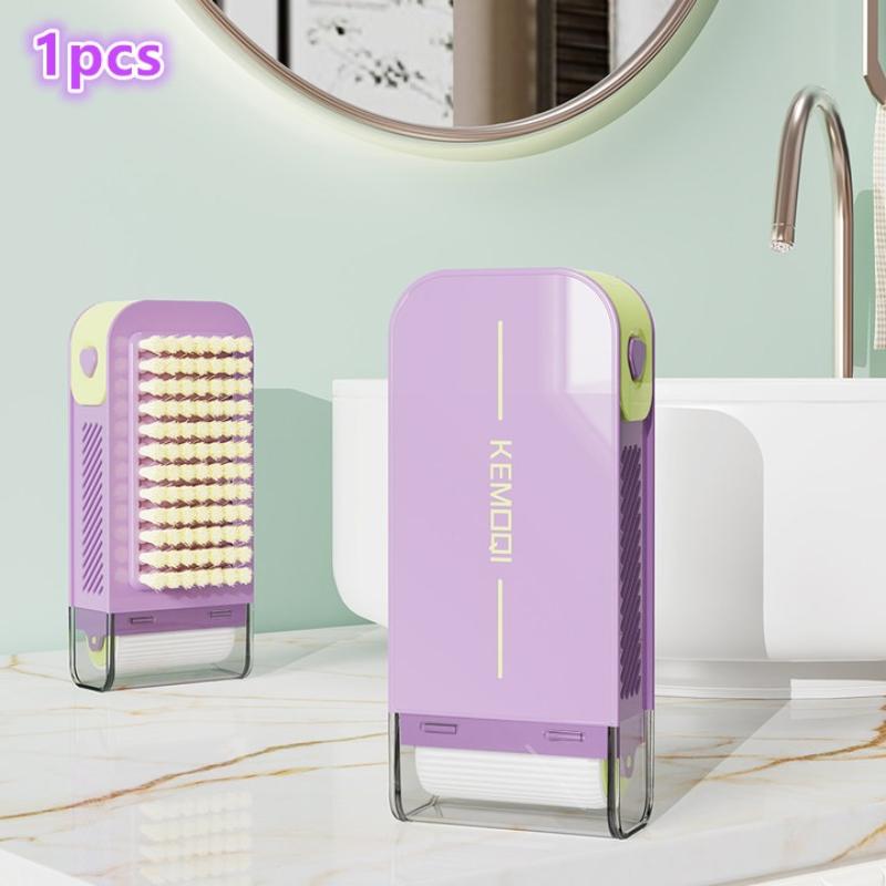 3In1 Multi-Functional Soap Dishes Portable Travel Home Soap Box With Foaming Roller Soap Holder Storage Case Wash Brush