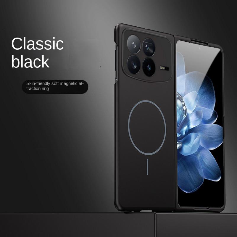 

Slim Bezel-less Skin Feel Thin Magnetic Ring Case For Xiaomi Mix Fold 4 xiaomi fold3 Camera Protect Cover Xiaomi Mix Fold 3