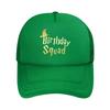 Birthday Squad Festive  Inspired Celebration Group Design Mesh Baseball Cap