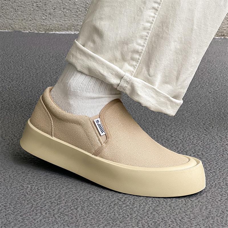 Men Casual Shoes Canvas Slip On Fashion Loafers For Male Luxury  Driving Shoes Formal Wedding Party Flats Size 44