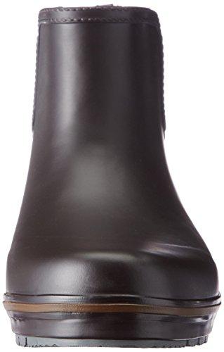 Mountain Village RV-110N Short Gardening Men's Rubber Boots, Size 44, Dark Brown, 24.0cm-24.5cm, 3E