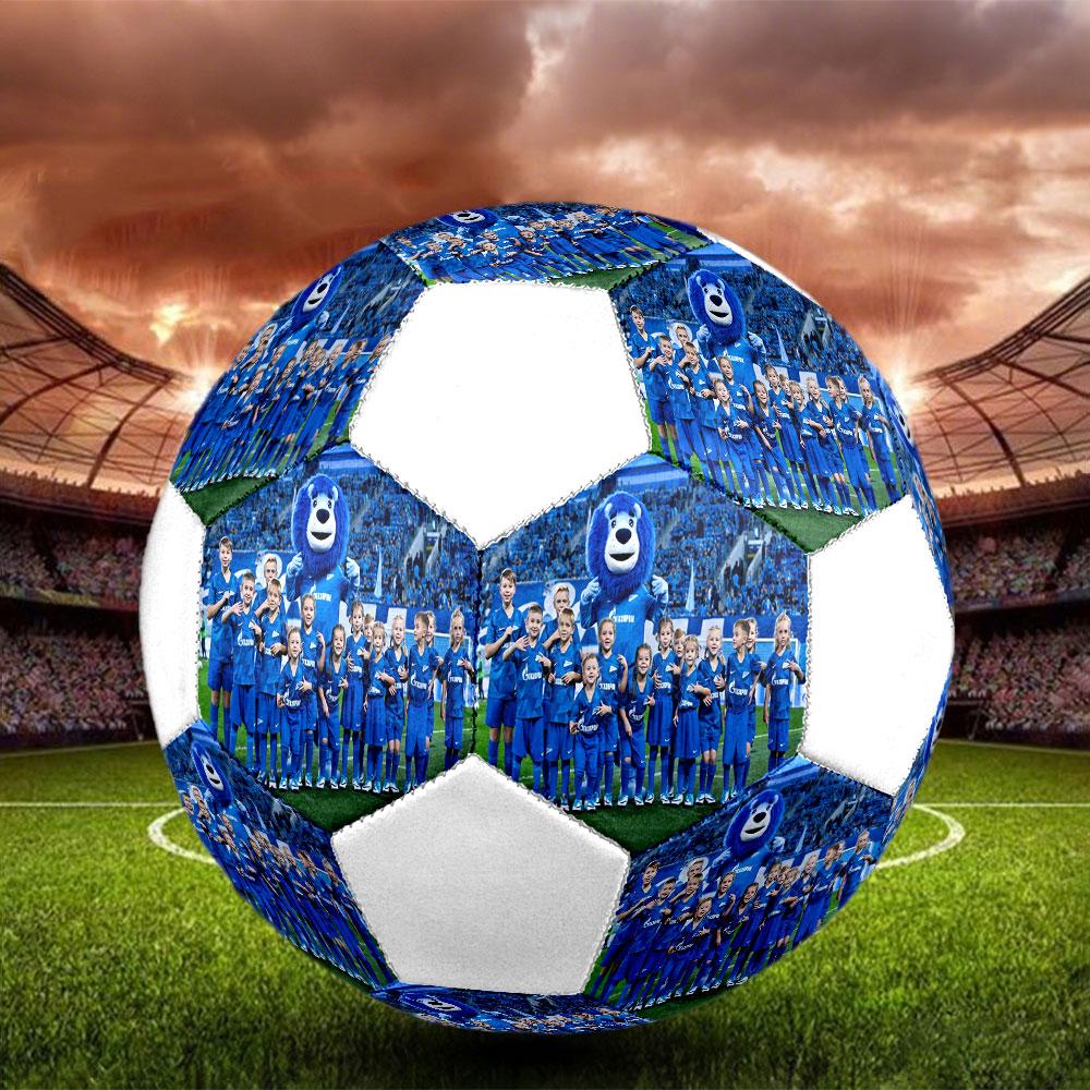 Zenit St Petersburg size5 Soccer Ball, colorful, suitable for all ages, machine-stitched, PVC material, competition grade,durable and high bounce