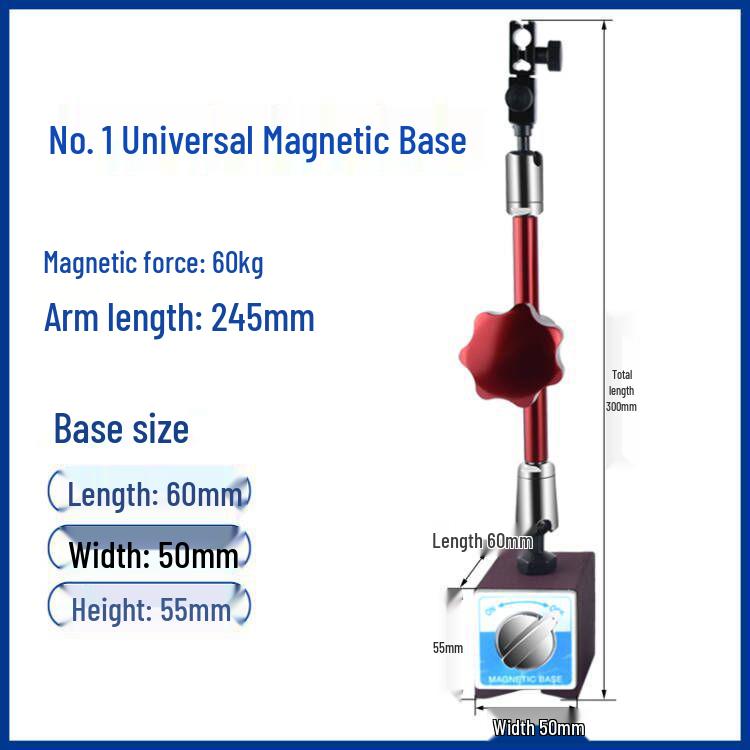 Universal Magnetic Dial Indicator Stand with Strong Magnetic Base