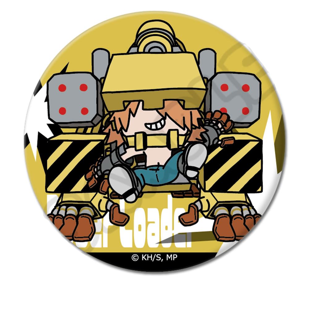

TV Anime Hero 1st Edition Round Can Badge M G My Academia [Power Loader] Everyone s Mochocho! [57mm]