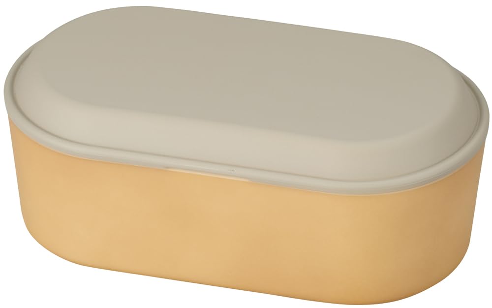 

Kano Earth Color Antibacterial Oval Lunch Box 550ml Gray 74521 1-tier серый