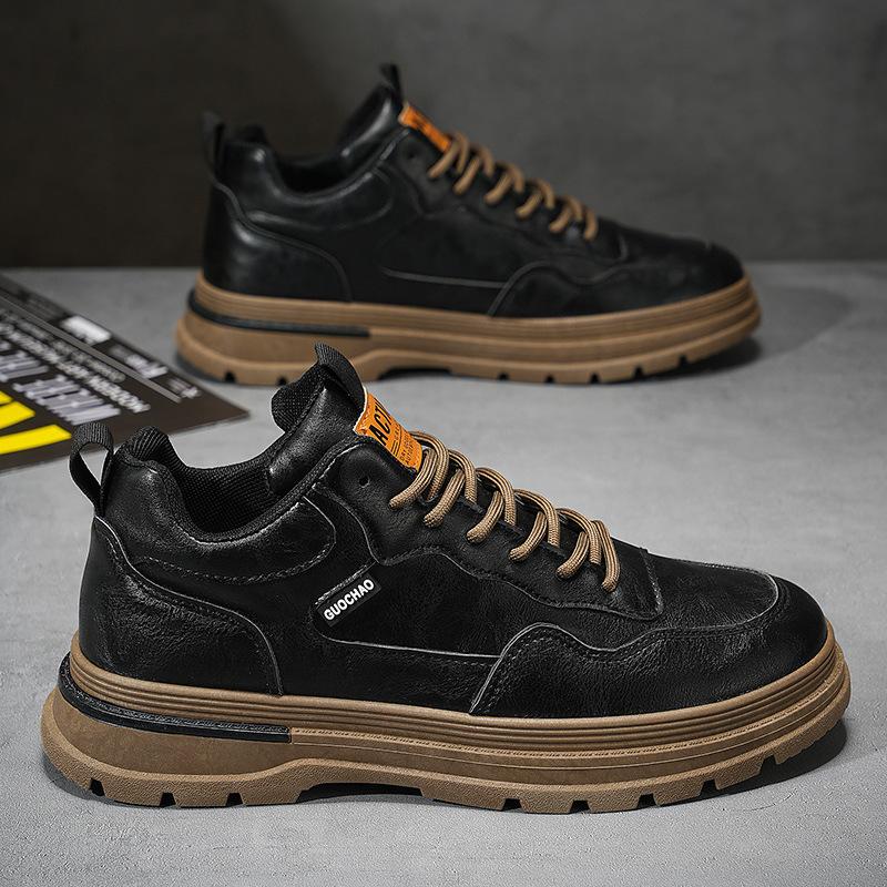 

Martin boots autumn men s shoes new breathable waterproof work shoes trendy versatile tooling shoes casual leather shoes board shoes men 39