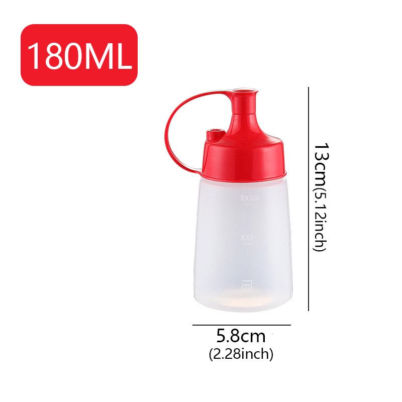 Squeeze Condiment Oil Bottles Can Sealing Cap Sauce Tomato Salad Dressing Food Grade Mustard Dispenser Kitchen Supplies