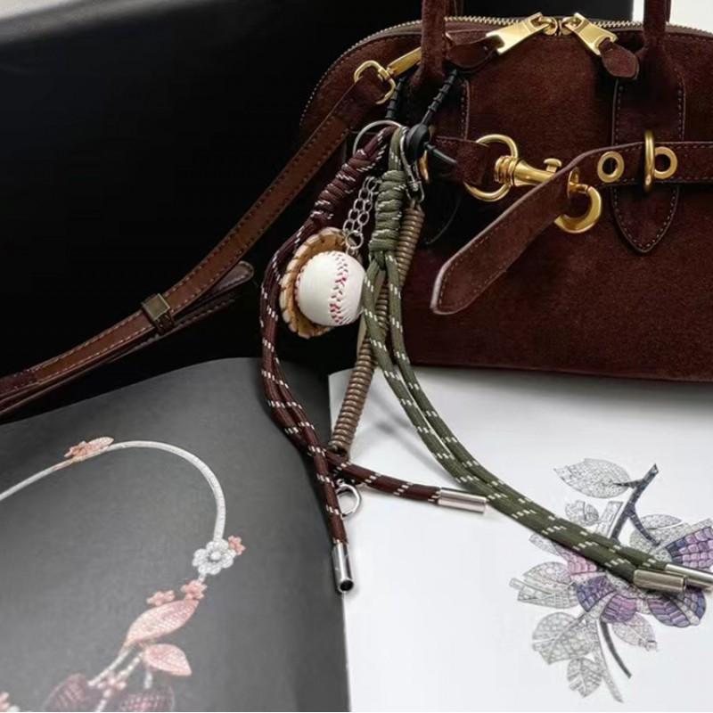 Bag Hanging Accessories With A High-end Feel Bowling 2024 Creative Keychain Handbag Trend