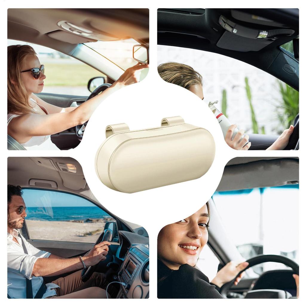 Car Visor Sunglasses Holder Universal Vehicle Auto Accessories Car Sunglass Holder for Vehicle Driving Road Trip Birthday