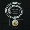 Fire and Dumbbell Fashion European and American Hip Hop Pendant As A Symbol of Power for Men's Trendy Brand Accessories