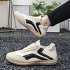 Vintage Flat Bottom Mens Retro Training Sneakers Colorblock Casual Sports Running Shoes
