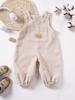 Soft Corduroy Baby Rompers with Snap Back Straps, 0-24 Months One-Piece Outfit