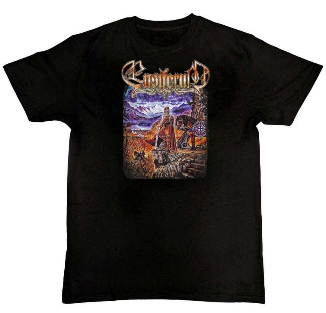 NEW Ensiferum - Iron Graphic Print Mens T-Shirt S