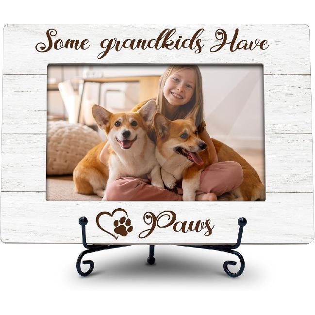 Dog Memorial 4x6 Picture Frame - Pet Loss Gifts Dog Frames, Pet Bereavement Gifts, Dog Lover Dog Owner Gift Photo Frame for Wall and Tabletop Display