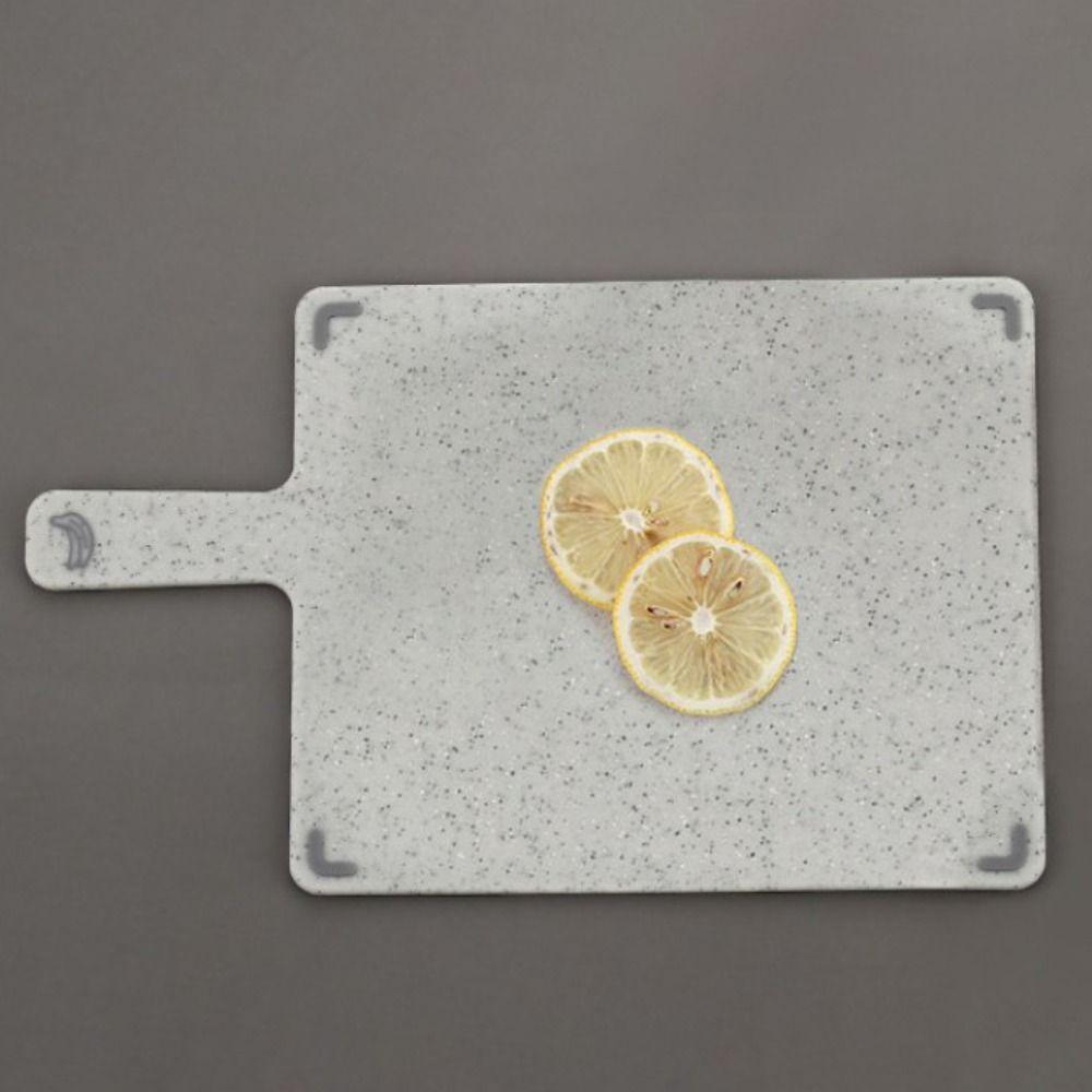 4 Pieces Plastic Classification Cutting Board with Storage Rack Slicing Board  Fruit Vegetable