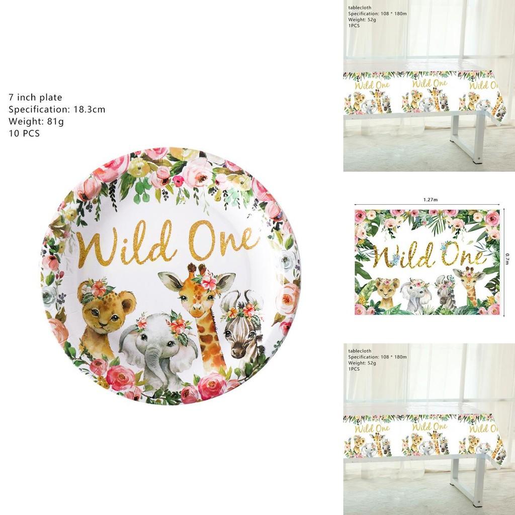 One Vibrant Birthday Party Supplies Featuring Festive Decorations And Cake Toppers**