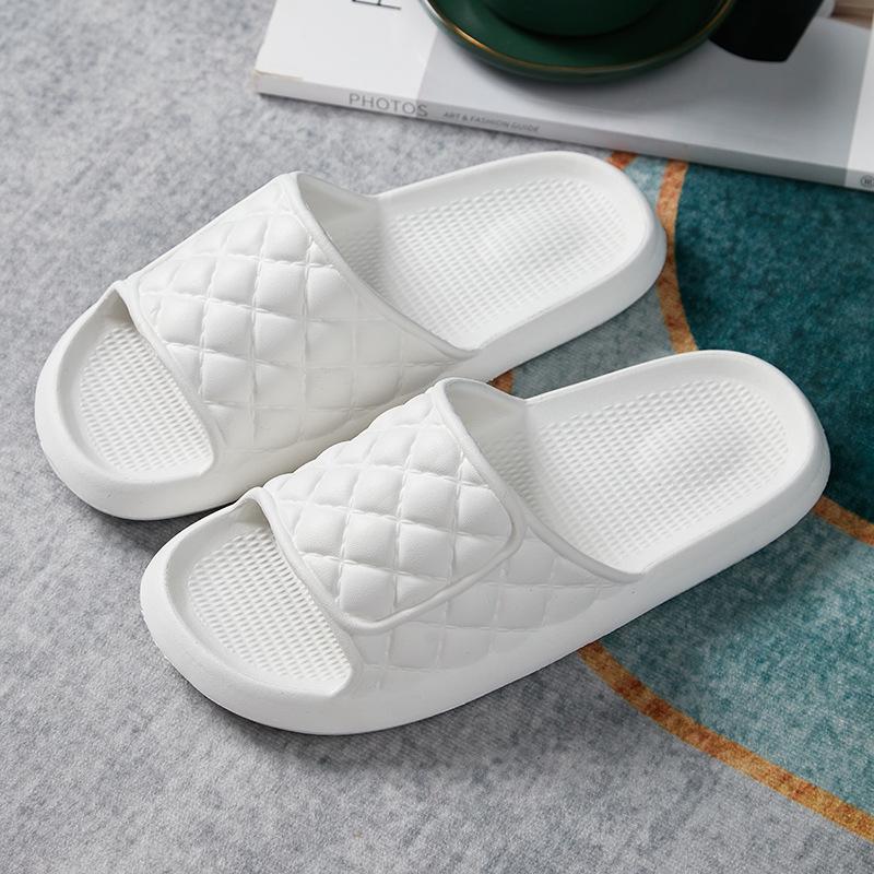 Candy color slippers outer wear women's indoor home couple non-slip men's sandals new