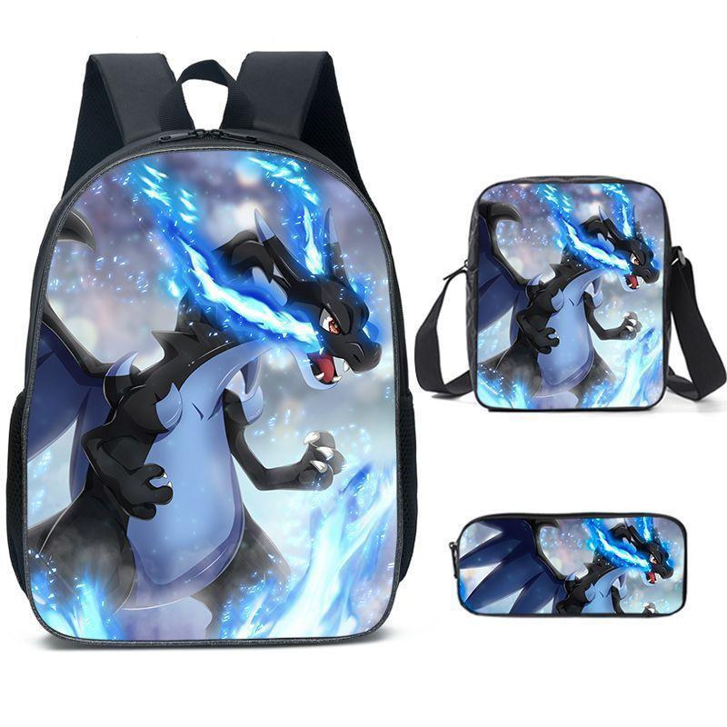 Primary And Secondary School Students Schoolbag Cartoon Backpack Breathable And Wear-Resistant Children'S Backpack Satchel Pencil Bag Set