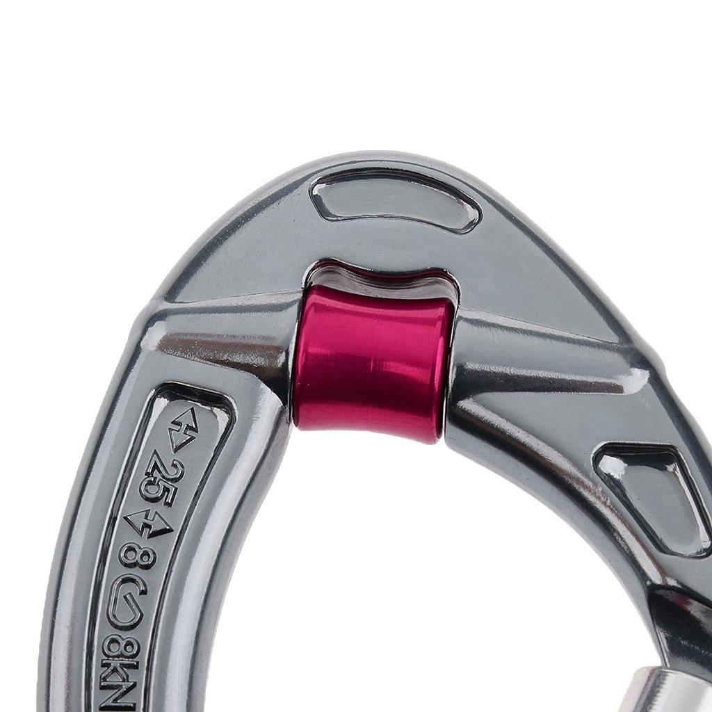 Sharplace Screw Climbing Carabiner 25kn Red [No Item]